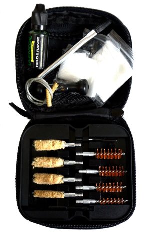 Clenzoil 2328 Multi-Caliber Pistol Cleaning Kit, 17-Piece, Water-Resistant