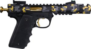 Volquartsen VF4M-0177 Black Mamba 22LR 10+1 4.5" Gold Bolt Trigger