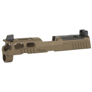 Sig Sauer 8900952 P320 Pro-Cut Slide 9mm Coyote Brown PVD XRAY3 Sights