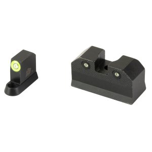XS Sights CZ-R201S-6G R3D Tritium Night Sight, Suppressor Height, Green