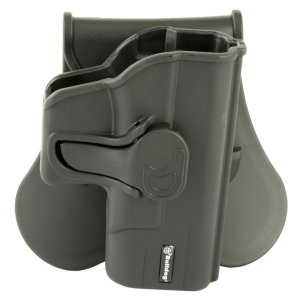 Bulldog RR-G43 Rapid Release OWB Holster Black Polymer for Glock 43