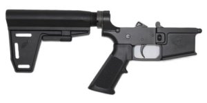 Great Lakes GL15BLK-CPB AR15 Pistol Lower Braced Black