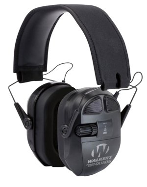 Walker's Ultimate Power Muff Quads Black 26dB NRR 1-Pack