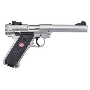RUGER Mark IV .22 LR 5.5in Bull Barrel 10 Rd Mag Stainless Satin 40103