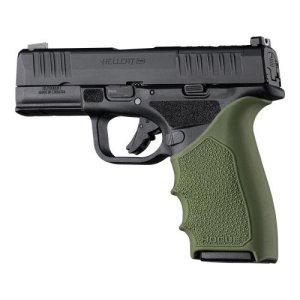 Hogue 18321 HandAll BeaverTail Grip Sleeve Hellcat Pro Fit OD Green
