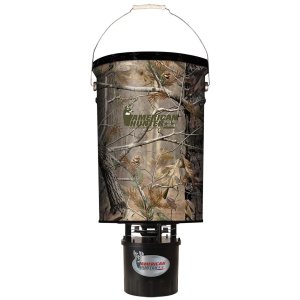 American Hunter R50PROAP 50lb Metal Hopper Feeder RT-AP Camo