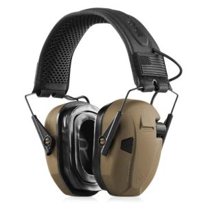 Savior Equipment Apollo Electronic 24dB Hearing Protection Ear Muffs FDE Tan EM-APOLLO-TN