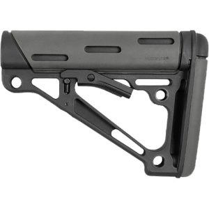 Hogue OverMolded Collapsible Buttstock Gray 11 In