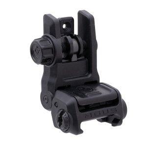 Magpul MAG1167-BLK MBUS 3 Rear Sight Black, Polymer, Spring-Loaded Design