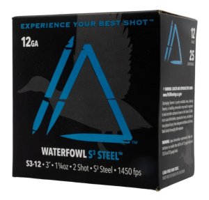 Apex Waterfowl S3 S312-2 12 Gauge 3in 1-1/4oz #2 Steel Shot 25 Rounds