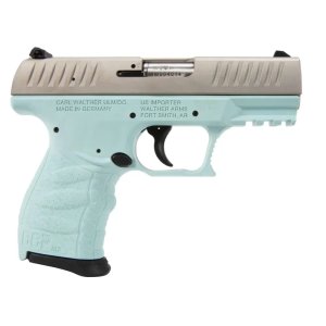 Walther CCP M2+ 9mm 3.54 in Barrel Angel Blue Stainless 8+1 Action