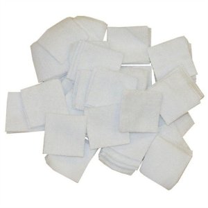 Brownells Square Cotton Patches .875" .17 Caliber 1000 Pack