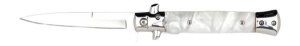 RUKO RUK0184WP 420A White Pearl Acrylic Folding Knife