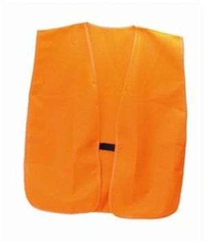 GSM Outdoors Vestor Safety Vest Blaze Orange OSFA Polyester