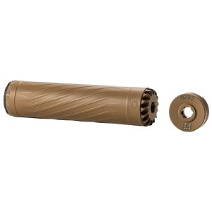 ANECHOIC X35FDE 9mm Luger Titanium Flat Dark Earth 1/2x28