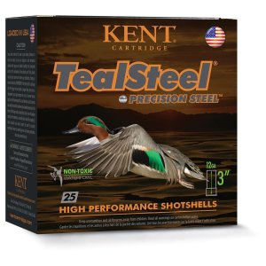 Kent KTS12366 TealSteel 12GA 2.75" 1-1/4oz #6 Shot, 1300 FPS, 25 Rounds