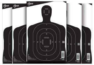 Allen EZ Aim Paper Silhouette Target 12x18 Black 15447