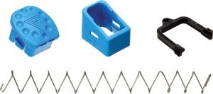 Ghost GHOGLPLUSBLUE MOAB Mag Extension Glock Gen 1-5 +6 Rounds Blue