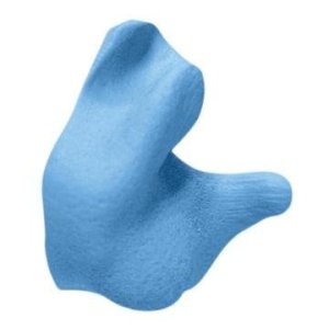 Radians CEP002-B Custom Molded Earplugs NRR 26 dB Blue Soft Silicone
