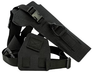 Cole-Tac VW201 Varmint Wrangler Chest Pistol Holder Black Left Hand