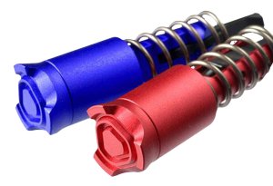 Strike Industries AR Forward Assist Blue Anodized Aluminum AR-15
