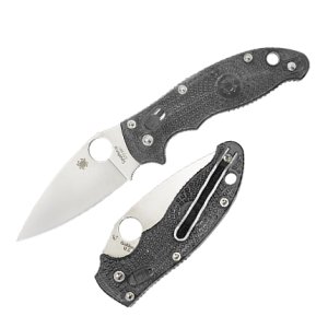 Spyderco Manix 2 C101PGY2 Lightweight Gray Maxamet Blade