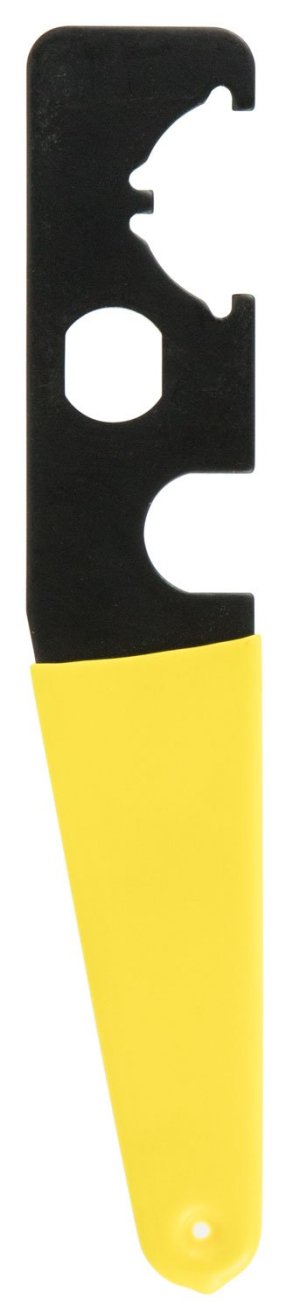 TacFire TL006 Armorer's Stock Wrench Steel Black/Yellow Rubber
