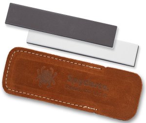 Spyderco 303MF Double Stuff Ceramic Sharpening Stone Medium/Fine 5"