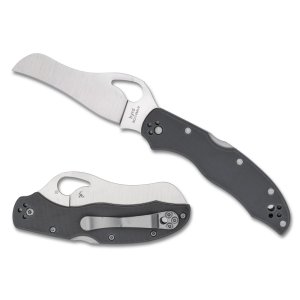 Spyderco BY24GPGY Gooney 3.46 In Hawkbill 9Cr14MoV Blade
