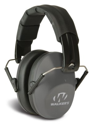 Walkers GWP-FPM1-GY Low Profile Folding Muffs, Grey
