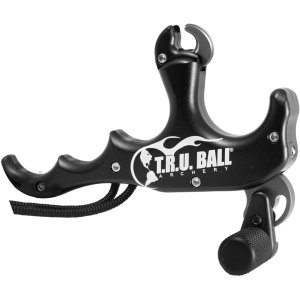 Tru Ball TSK4-BK Stalk'R Thumb Release Black 4 Finger with Lanyard