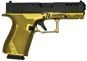 GLFA GL19GGLD 9MM 4" 15RD Black Slide Gold Frame RMR Ready Pistol