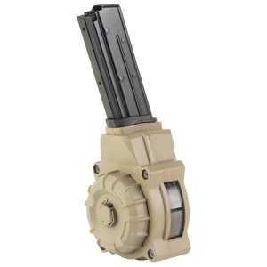 ProMag DRM-A76-FDE 5.7x28mm 55-Round Drum Magazine Flat Dark Earth