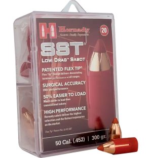 Hornady 67263 SST-ML High Speed 50 Cal Super Shock Tip (SST) 300 gr 20