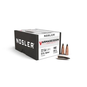Nosler Varmageddon .224 Caliber 53gr FB Tipped Bullets 100 Pack 36523