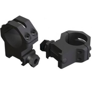 Weaver 99516 Tactical 4-Hole Picatinny Ring Matte Black 30mm Medium