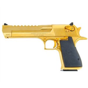 MR DE MKXIX 50AE 6 Titanium Gold Blem | Gas-operated rotating bolt semiautomatic | .50 A.E. | 6" Barrel | 10.75" Overall Length
