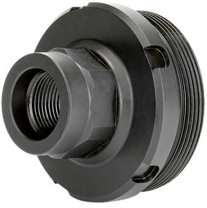 Griffin Armament DT1375X24-1/2X28 Thread Adapter 17-4 SS Nitride Black