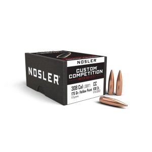 Nosler Custom Competition .30 Caliber 175 Grain HPBT 100 Count Bullets