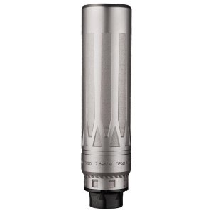 Dead Air Nomad Ti XC Silencer 30 Caliber 6.7 In Raw Titanium Satin
