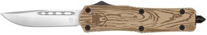 CobraTec MWGFS3DNS D2 3 Inch Wood Grain Cerakote OTF
