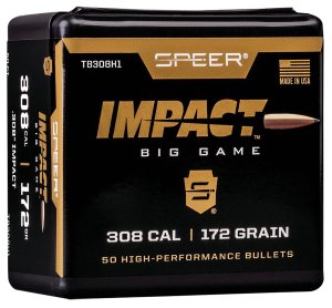 Speer TB308H1 Impact 30 Cal 172gr Polymer Tip Bullets 50ct