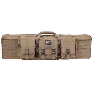 Bulldog BDT35-36T Deluxe 36" Tan Tactical Rifle Bag with Backpack Straps