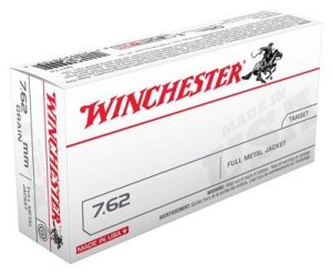 Winchester 7.62x51mm NATO 147gr FMJ Ammo - 20 Rounds
