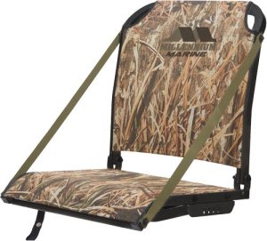 Millennium B100 Boat Seat w/ Arm Rest Straps Mossy Oak Habitat