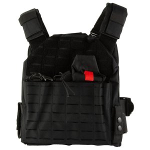 NcSTAR Laser Cut Plate Carrier Medium-2XL Black MOLLE Kangaroo Pouch