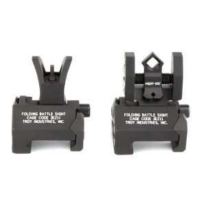Troy SSIG-MCM-SSBT-00 BattleSight Micro Di-Optic Picatinny Black Set