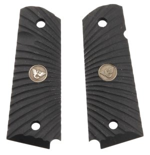 Wilson Combat 351AAFS 1911 Starburst G-10 Grip Panels Black