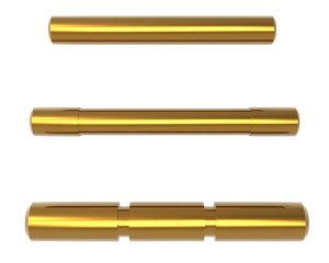 Cross Armory CRGPSGD Gold Steel 3 Pin Set for Glock Gen1-3