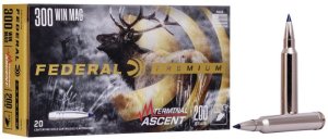 Federal P300WTA1 300 Win Mag 200 Grain Terminal Ascent 20 Rounds
